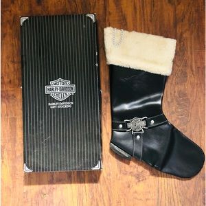 Harley Davidson 1997 Christmas Leather Stocking.